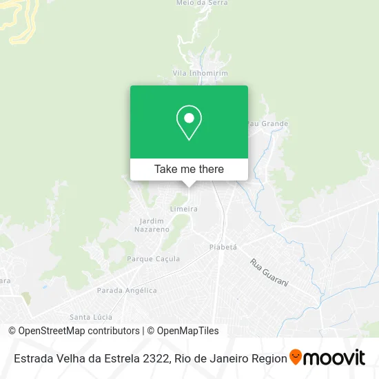 Estrada Velha da Estrela 2322 map