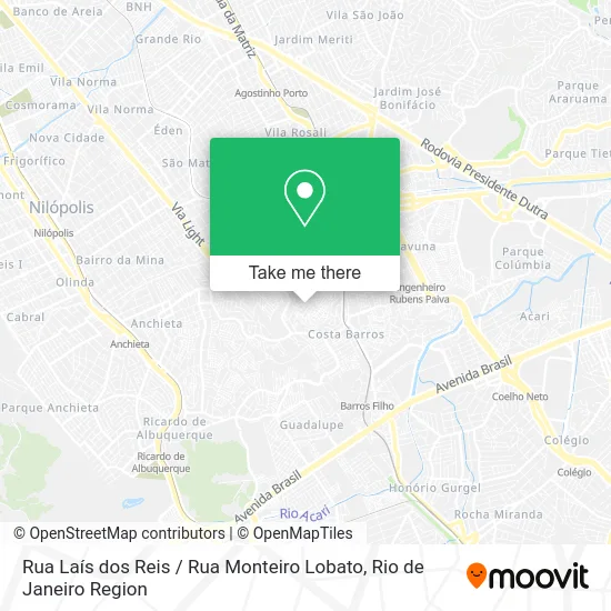 Rua Laís dos Reis / Rua Monteiro Lobato map