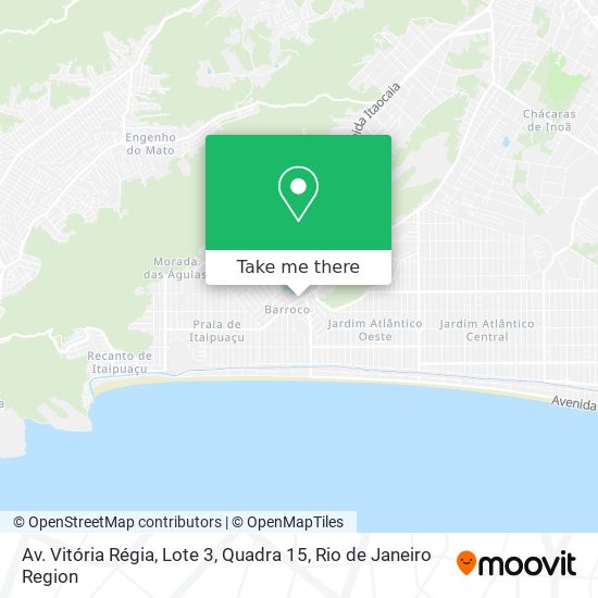 Av. Vitória Régia, Lote 3, Quadra 15 map