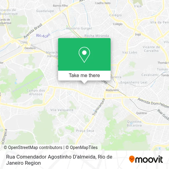 Rua Comendador Agostinho D'almeida map
