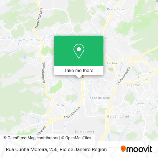 Rua Cunha Moreira, 256 map