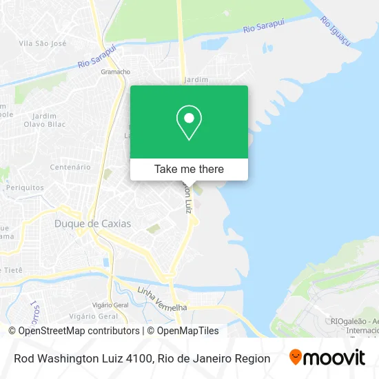 Rod Washington Luiz 4100 map