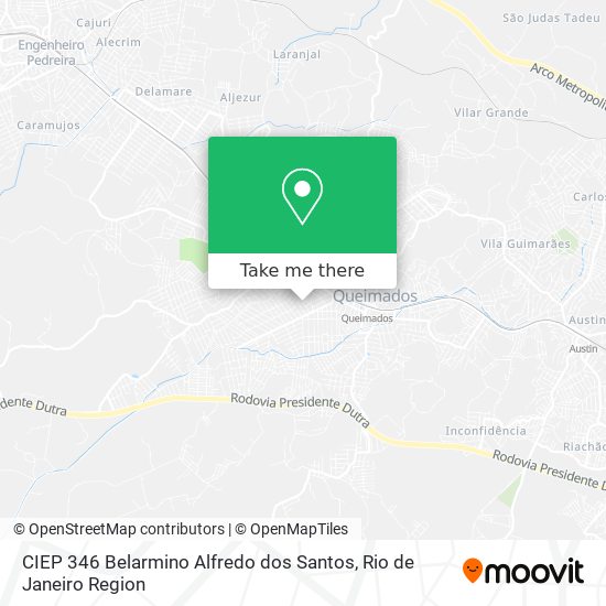 CIEP 346 Belarmino Alfredo dos Santos map