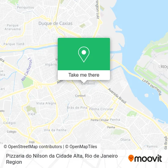 Pizzaria do Nilson da Cidade Alta map
