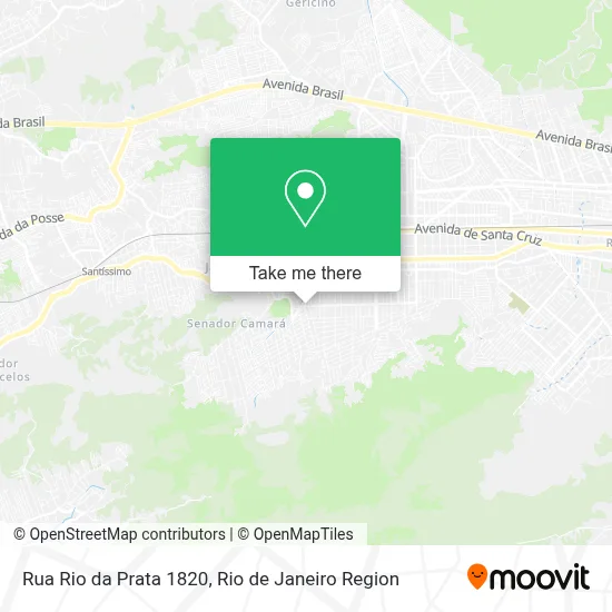 Rua Rio da Prata 1820 map