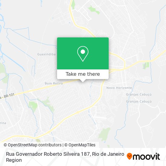 Rua Governador Roberto Silveira 187 map
