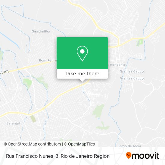 Rua Francisco Nunes, 3 map