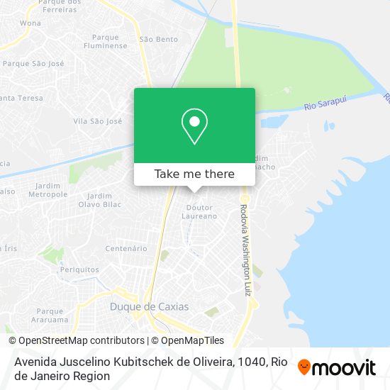 Avenida Juscelino Kubitschek de Oliveira, 1040 map