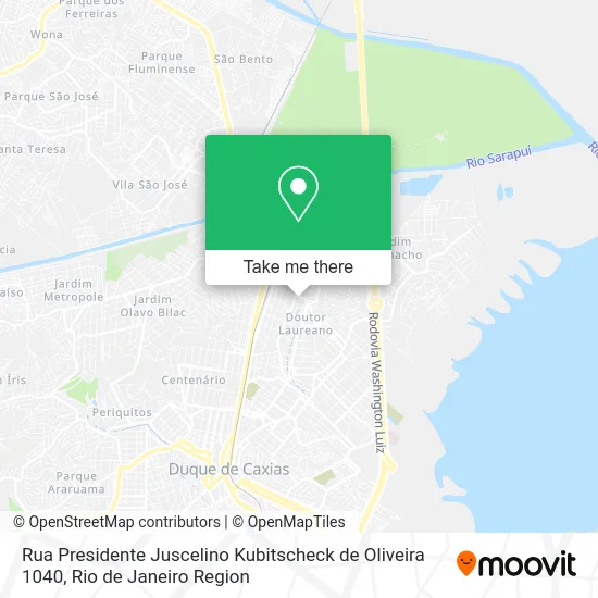 Rua Presidente Juscelino Kubitscheck de Oliveira 1040 map