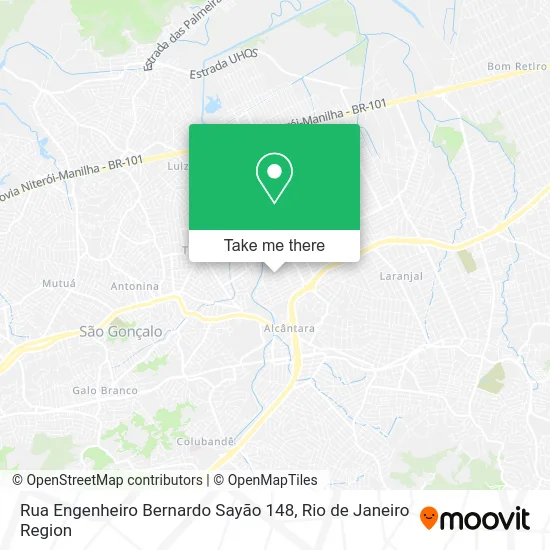Rua Engenheiro Bernardo Sayão 148 map