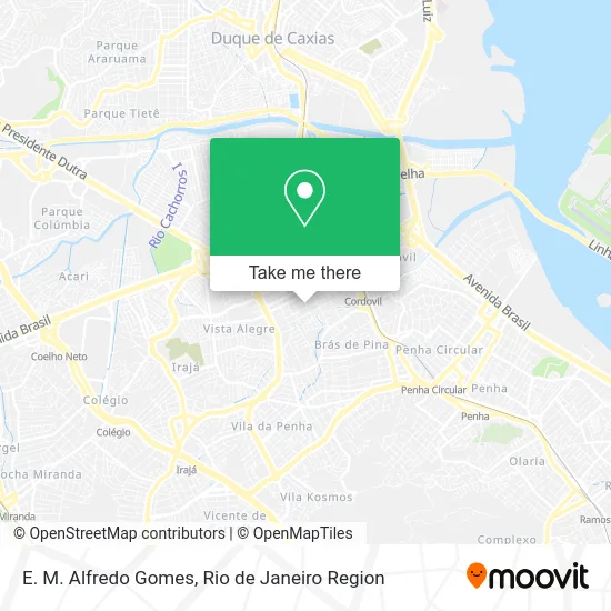 E. M. Alfredo Gomes map