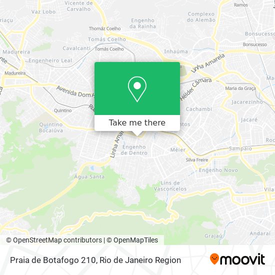 Praia de Botafogo 210 map