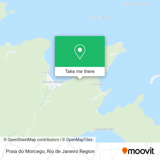 Praia do Morcego map