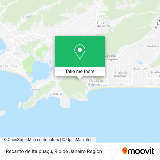Recanto de Itaipuaçu map