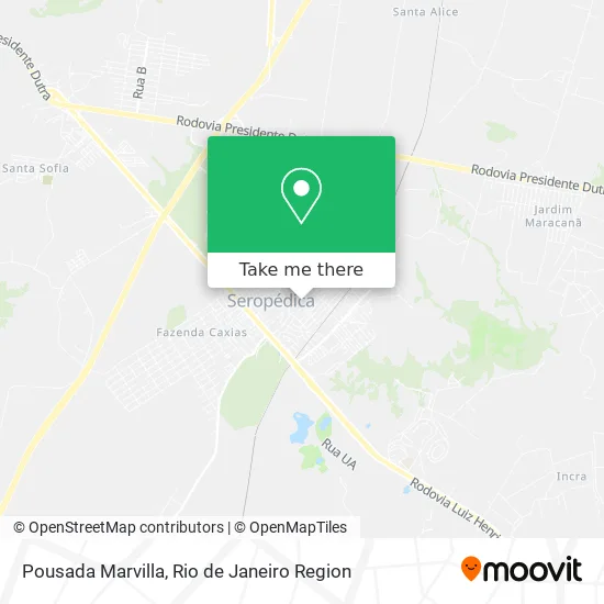 Pousada Marvilla map