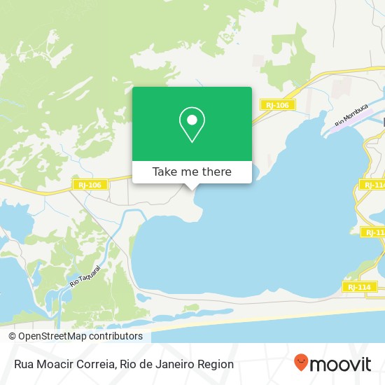 Rua Moacir Correia map