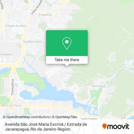 Avenida São José Maria Escrivá / Estrada de Jacarepaguá map
