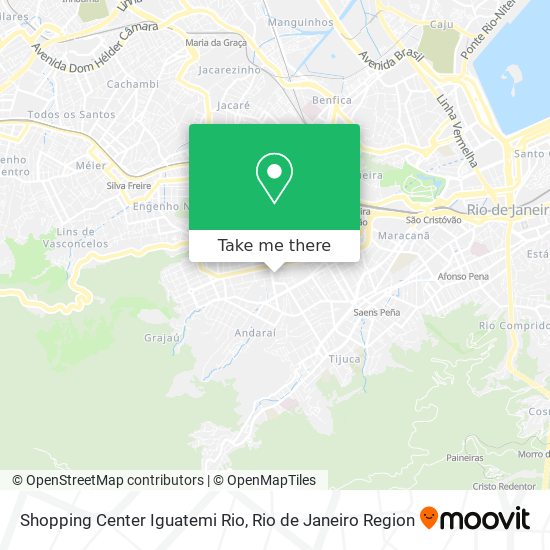 Shopping Center Iguatemi Rio map