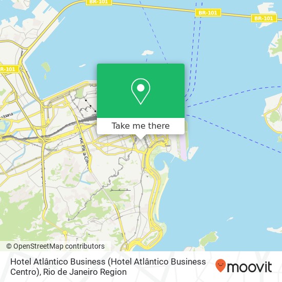 Mapa Hotel Atlântico Business