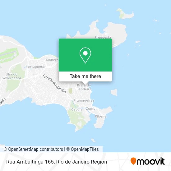Rua Ambaitinga 165 map