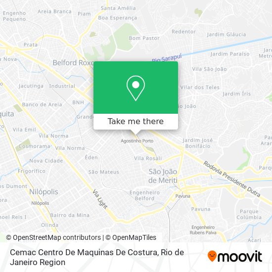 Cemac Centro De Maquinas De Costura map