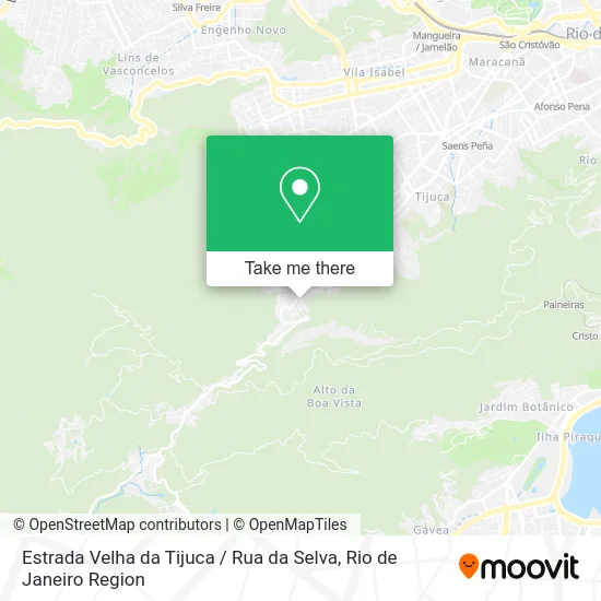 Estrada Velha da Tijuca / Rua da Selva map