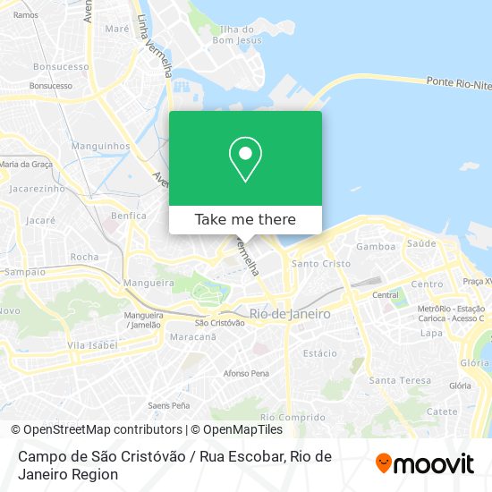 Campo de São Cristóvão / Rua Escobar map