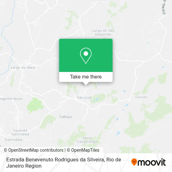 Estrada Benevenuto Rodrigues da Silveira map