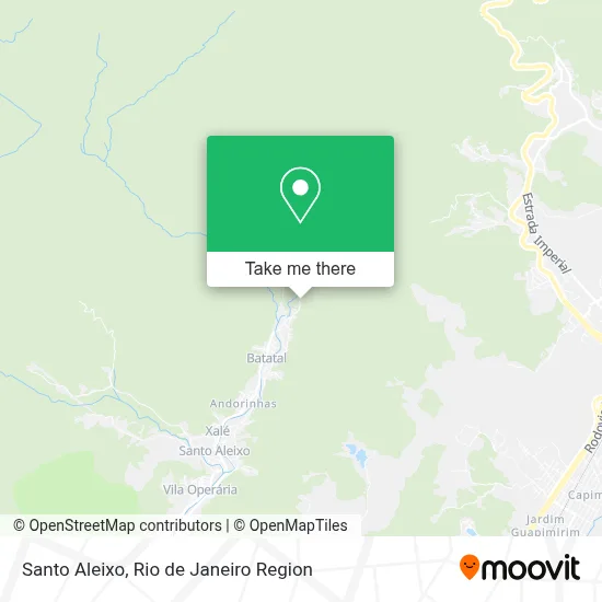 Santo Aleixo map
