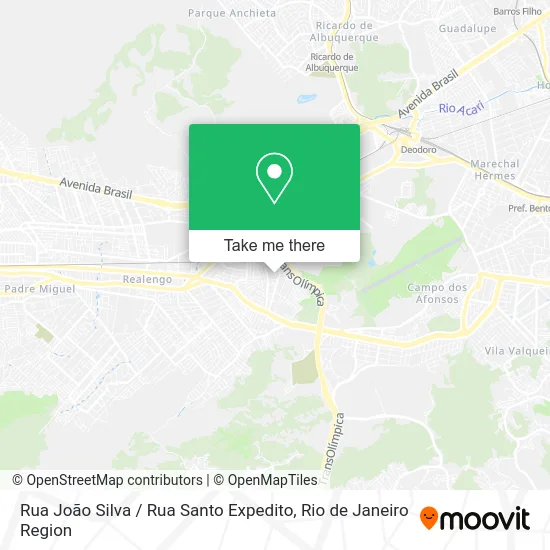Rua João Silva / Rua Santo Expedito map