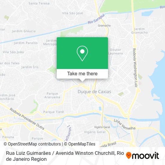 Rua Luiz Guimarães / Avenida Winston Churchill map