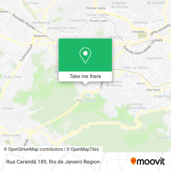 Rua Carandá 189 map