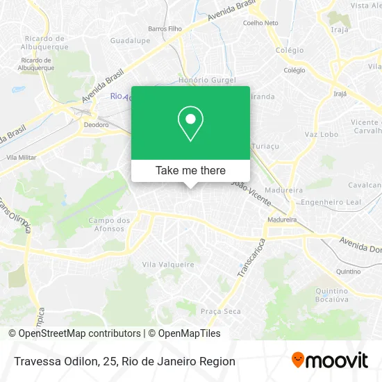 Travessa Odilon, 25 map