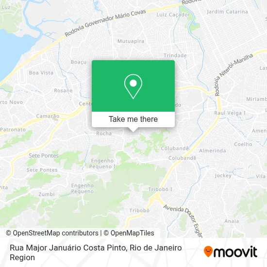 Rua Major Januário Costa Pinto map