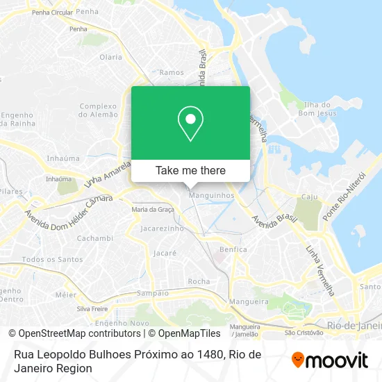 Rua Leopoldo Bulhoes Próximo ao 1480 map