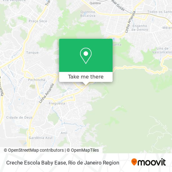 Creche Escola Baby Ease map