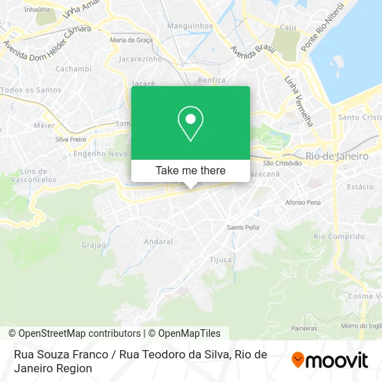 Rua Souza Franco / Rua Teodoro da Silva map