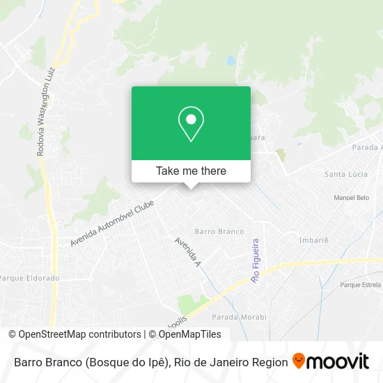 Barro Branco (Bosque do Ipê) map