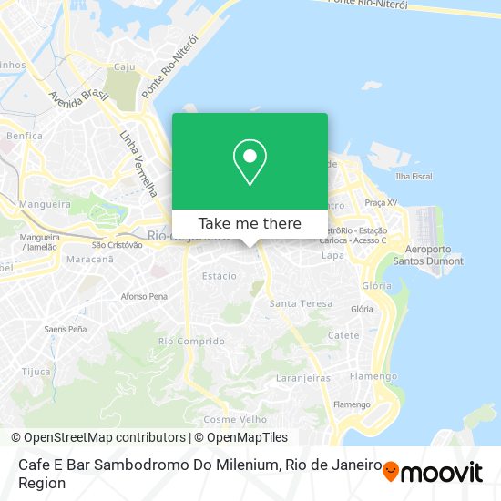 Cafe E Bar Sambodromo Do Milenium map
