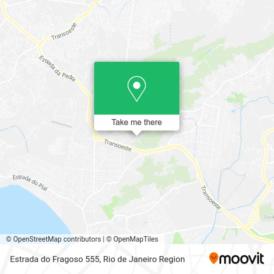 Estrada do Fragoso 555 map