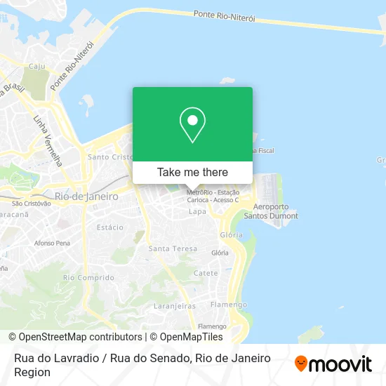Rua do Lavradio / Rua do Senado map