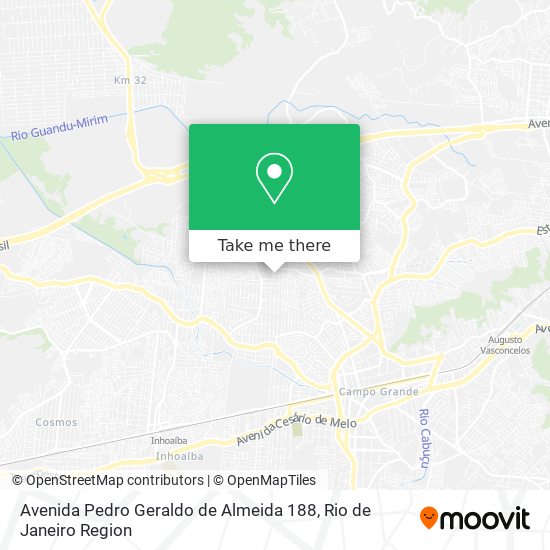 Avenida Pedro Geraldo de Almeida 188 map