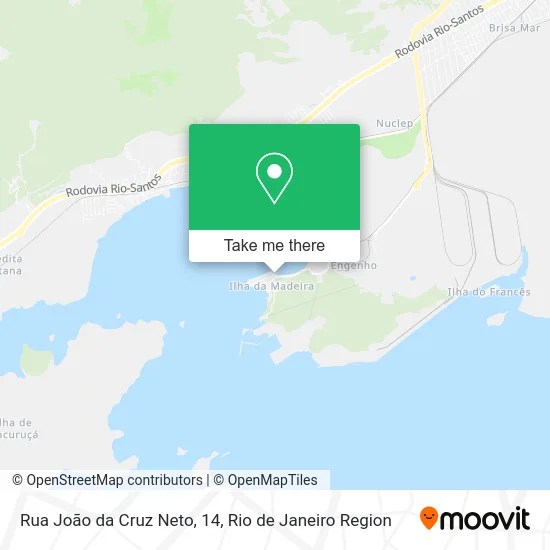 Rua João da Cruz Neto, 14 map