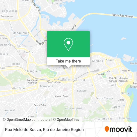 Rua Melo de Souza map