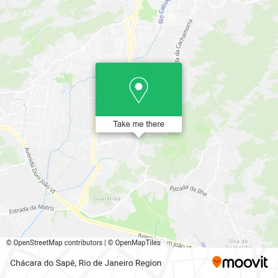 Chácara do Sapê map