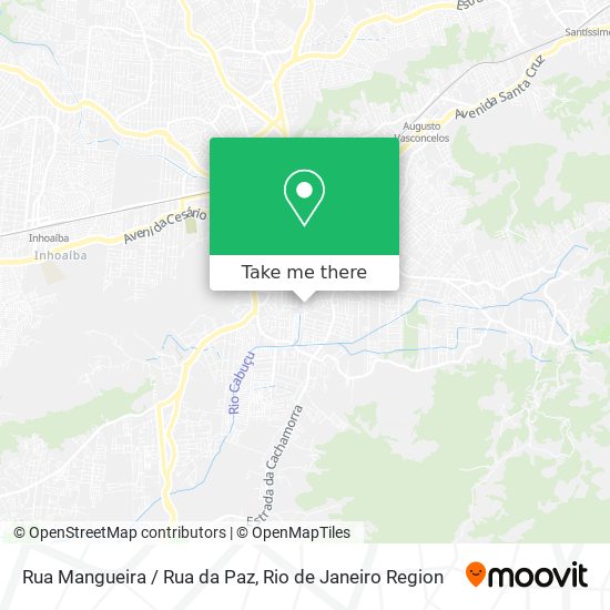 Rua Mangueira / Rua da Paz map