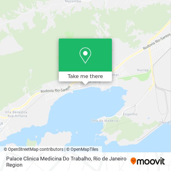 Palace Clinica Medicina Do Trabalho map
