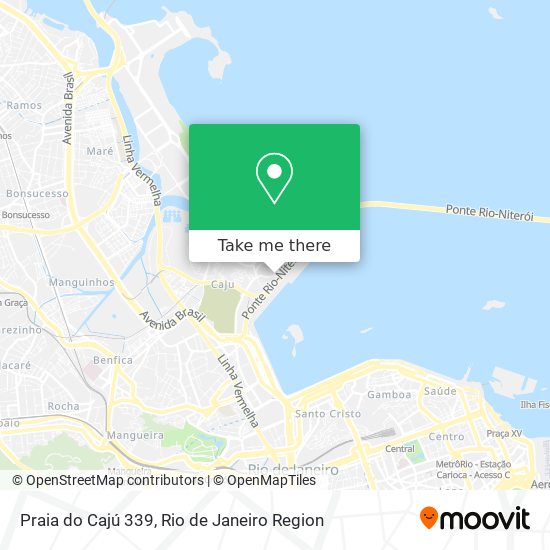 Praia do Cajú 339 map