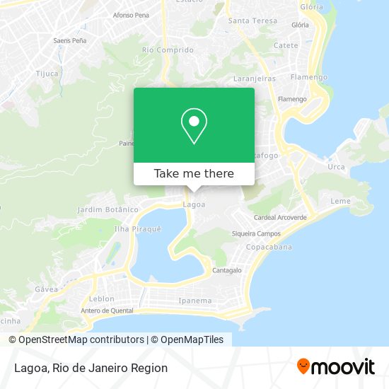 Lagoa map