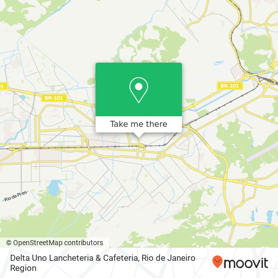 Delta Uno Lancheteria & Cafeteria map